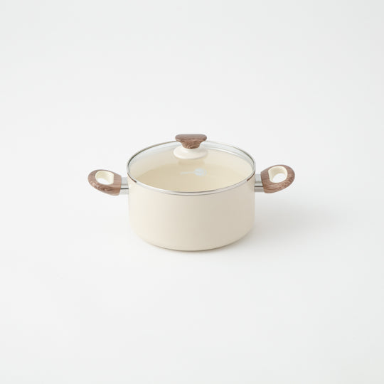 【SALE】グリーンパン ウッドビー キャセロール 20cm 蓋付き