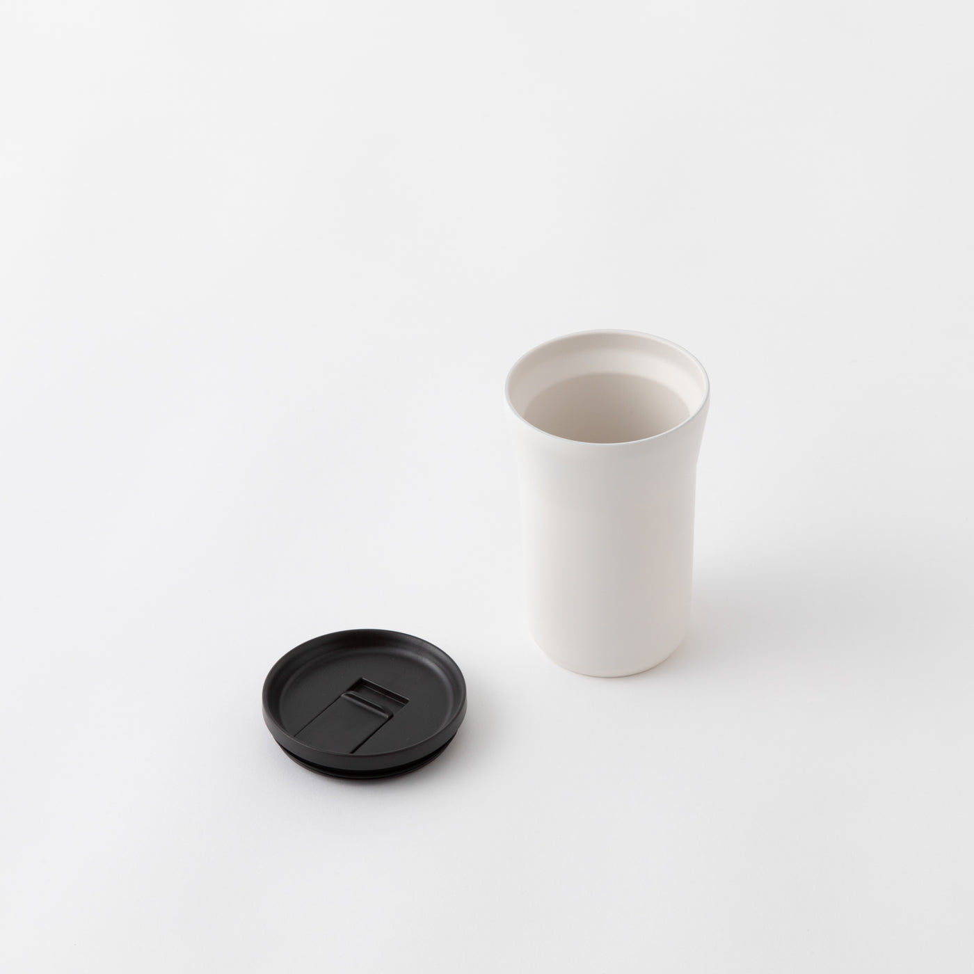 【きよたん】　付属品 送料込み】京セラ セラブリッドタンブラー（蓋付き） クリーム