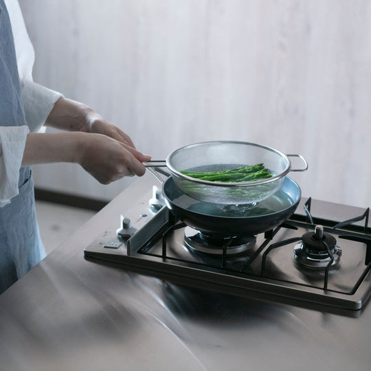 にちにち道具 フライパンゆでざる