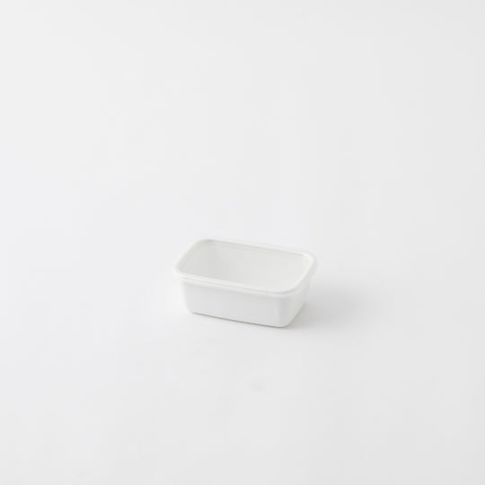 野田琺瑯 ホワイトシリーズ レクタングル深型 シール蓋付