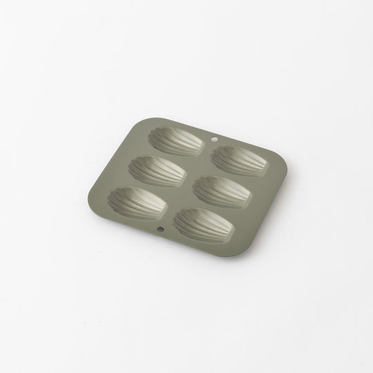 富士ホーロー ベイクウェアー マドレーヌシェル型スリム 6P