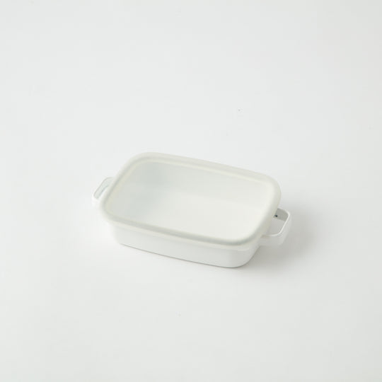 365methods ホーローオーブンディッシュ ホワイト×ライトグレー