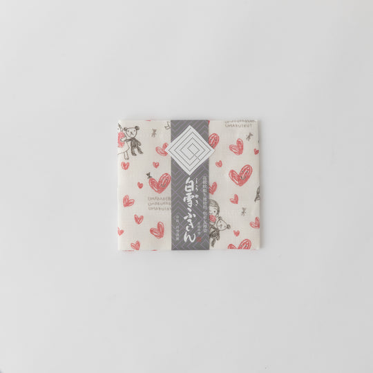 白雪友禅ふきん よしこ あか