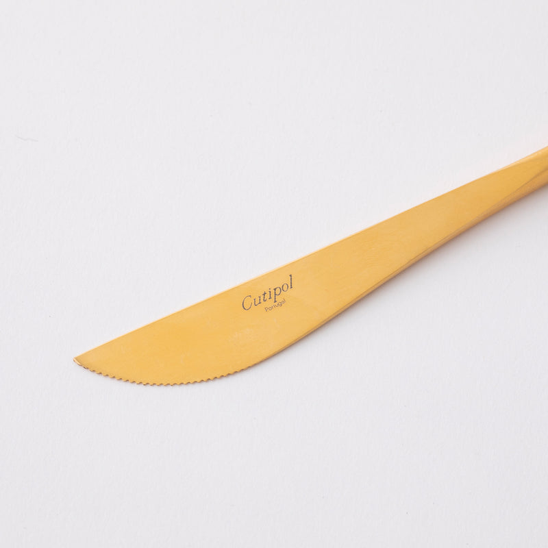 Cutipol(クチポール) ゴア アイボリー×ゴールド テーブルナイフ