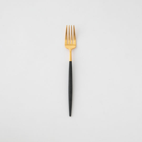 Cutipol(クチポール) ゴア ブラック×ゴールド テーブルフォーク