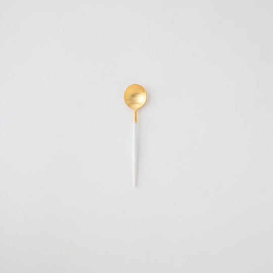 Cutipol(クチポール) ゴア ホワイト×ゴールド ティースプーン