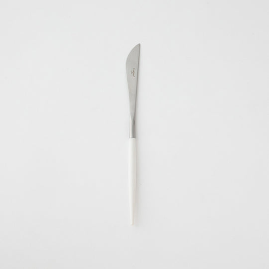 Cutipol(クチポール) ゴア ホワイト×シルバー テーブルナイフ