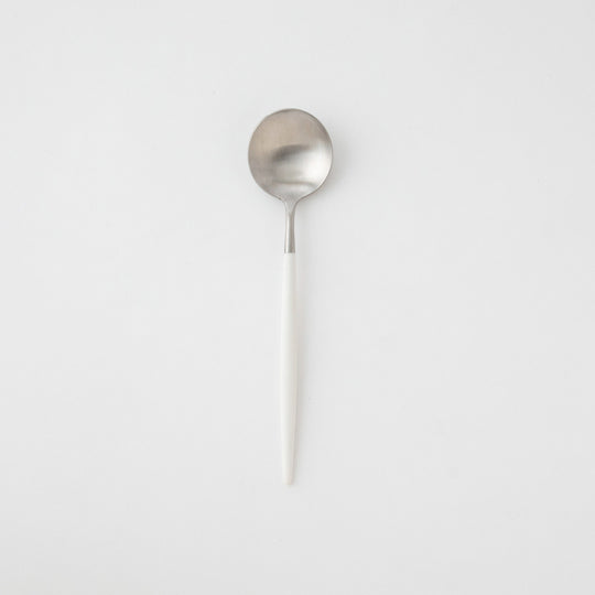 Cutipol(クチポール) ゴア ホワイト×シルバー テーブルスプーン