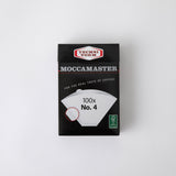 MOCCAMASTER(モカマスター) ペーパーフィルターNo.4（100枚入） ホワイト