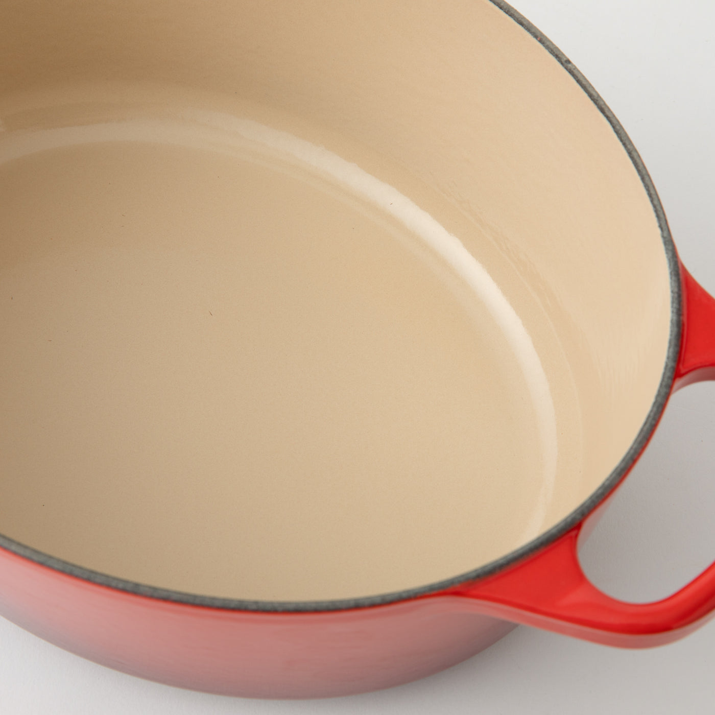 LE CREUSET(ル・クルーゼ) ココット・オーバル 25cm チェリーレッド