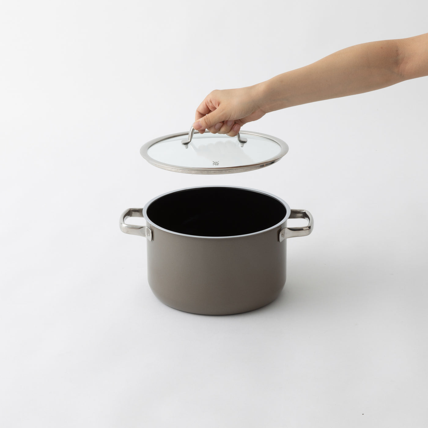 WMF フュージョンテック ハイキャセロール ダークブラス |キッチン用品