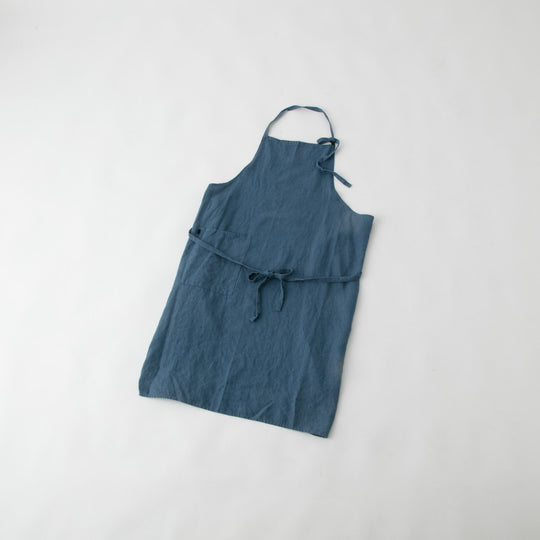 Linne（リンネ） エプロン ブルー