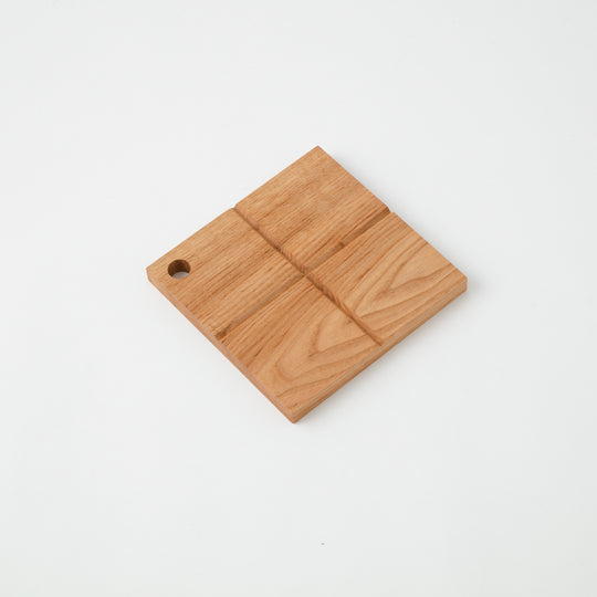 にちにち道具  栗の四角いなべ敷き