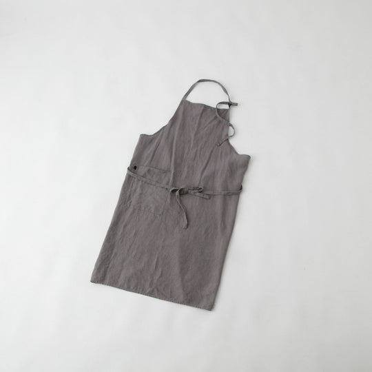 Linne（リンネ） エプロン グレー