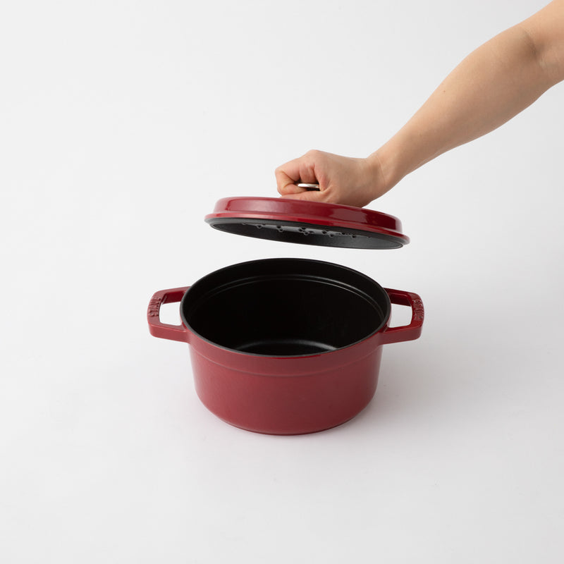 STAUB(ストウブ） ピコ・ココット ラウンド ボルドー |キッチン用品通販サイト Y.YACHT STORE