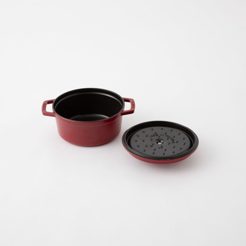 STAUB(ストウブ） ピコ・ココット ラウンド ボルドー |キッチン用品 ...