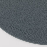 keramika（ケラミカ） Leather（レザー） シリーズ コースター オーバル グレー