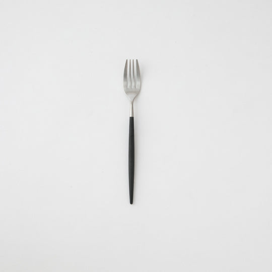 Cutipol(クチポール) ミオ ブラック×シルバー デザートフォーク
