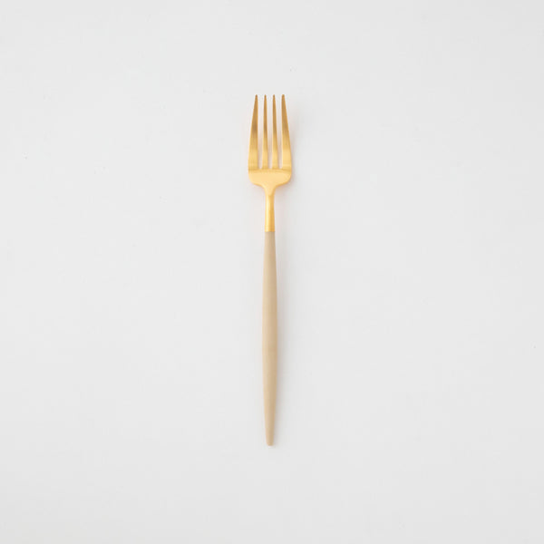 Cutipol(クチポール) ゴア ホワイト×ゴールド テーブルフォーク