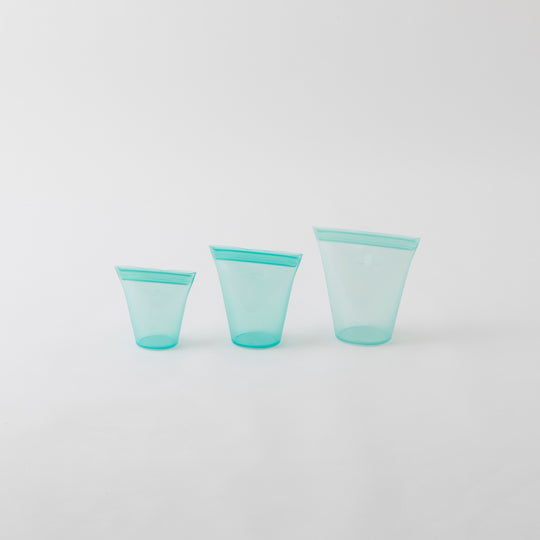 【まとめ買い】ZIP TOP(ジップトップ) カップ3点セット ティール
