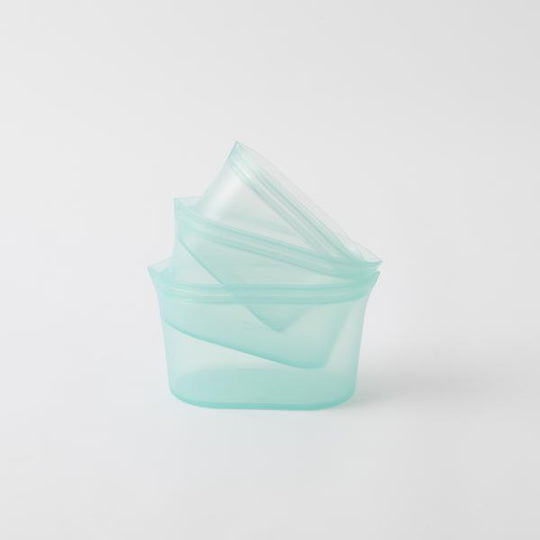 【まとめ買い】ジップトップ ディッシュ3点セット ティール（ギフト箱なし）