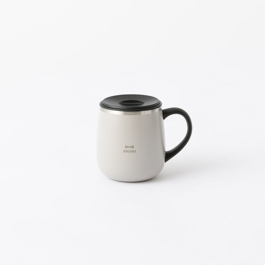 BRUNO（ブルーノ） 蓋つきステンレスマグ short グレージュ