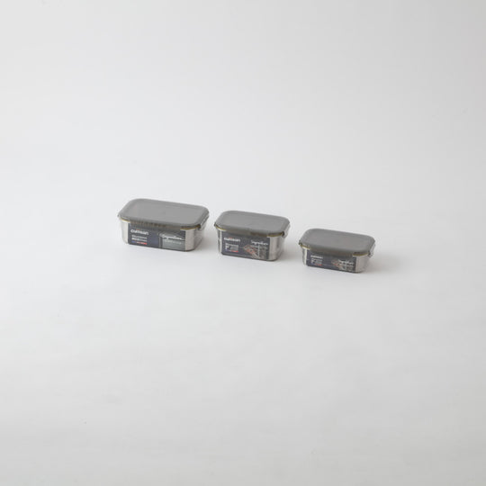 Cuitisan(クイッティサン) ステンレス保存容器 シルバー 3点セット