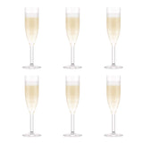 bodum(ボダム) OKTETT(オクテット） シャンパンフルートグラス 0.12L 6個セット