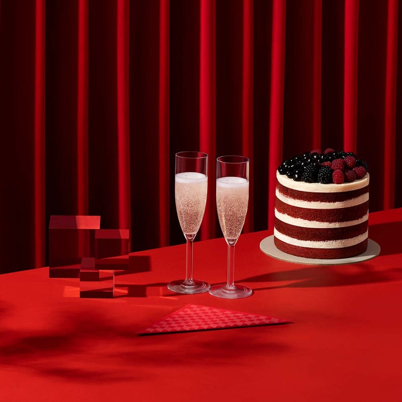 bodum(ボダム) OKTETT(オクテット） シャンパンフルートグラス 0.12L 6個セット