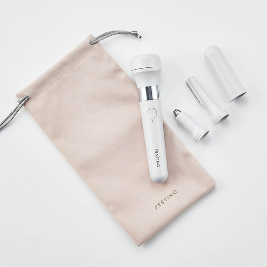 FESTINO(フェスティノ)   充電式 3in1マルチケアシェーバー ホワイト