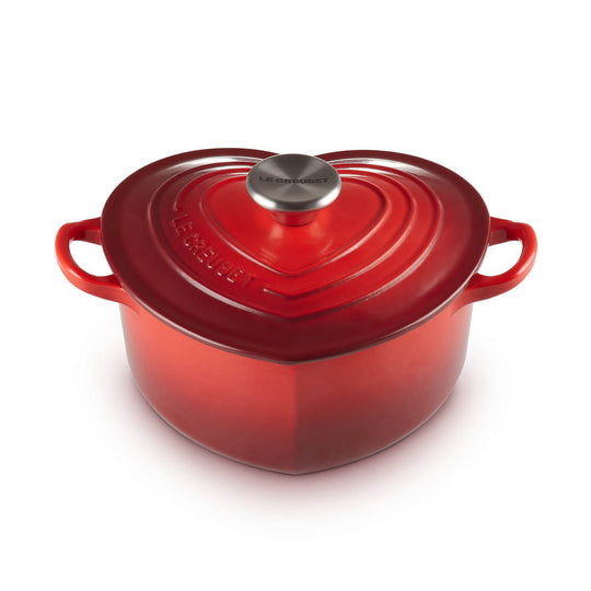 【限定品】LE CREUSET(ル・クルーゼ)   バレンタイン ココット・ダムール チェリーレッド