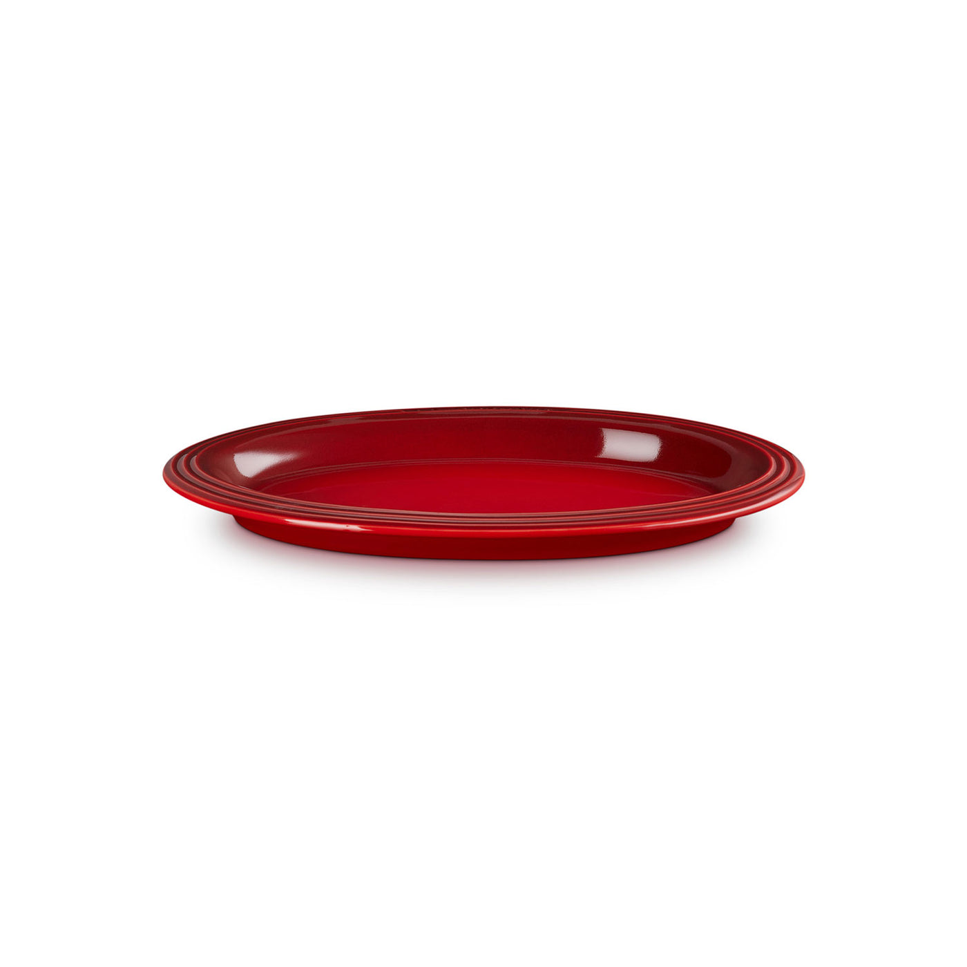 LE CREUSET(ル・クルーゼ) レジェ・オーバル・プレート 25cm チェリー