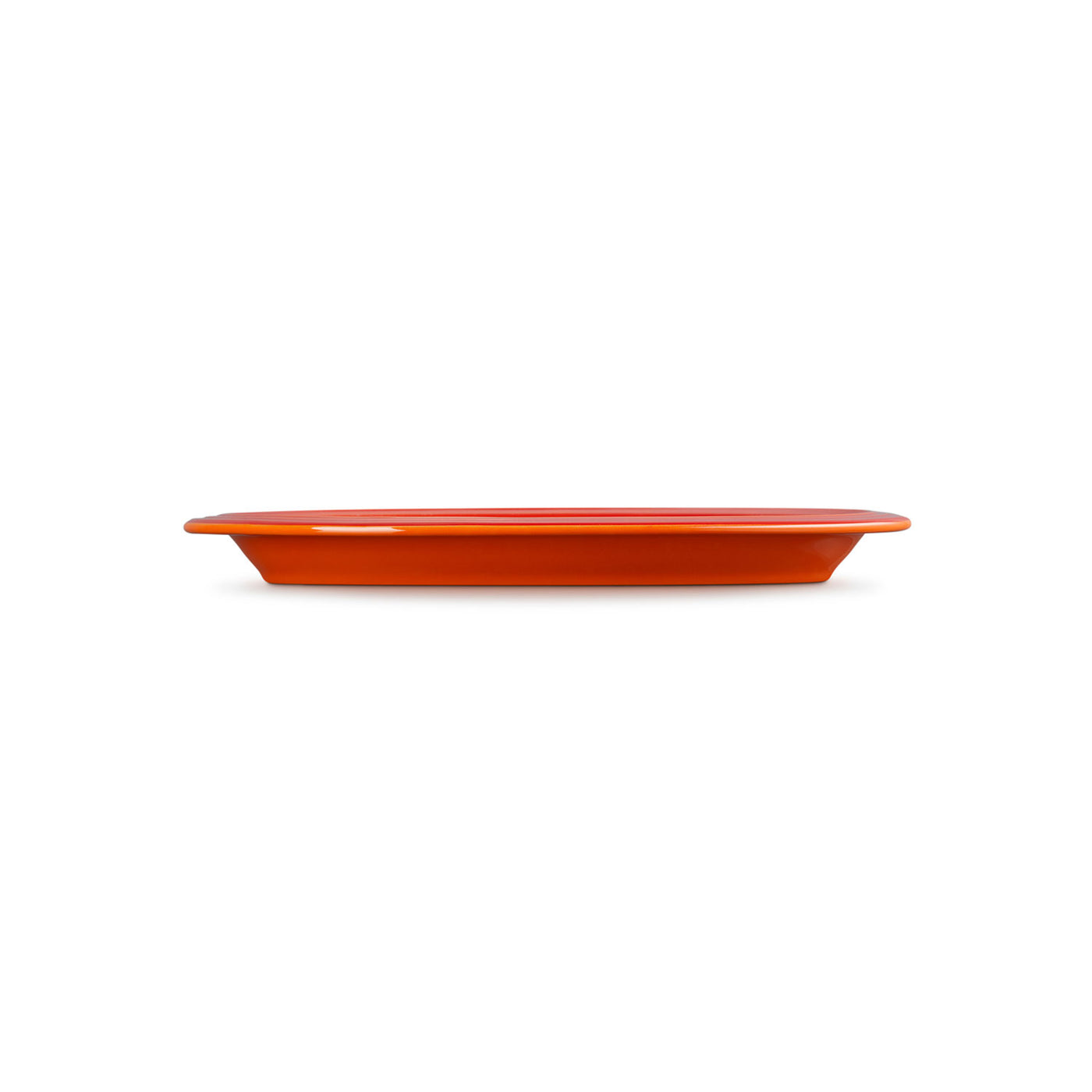 ちゃーこ  LE CREUSET オーバル 仕切りプレート オレンジ LE CREUSET(ル・クルーゼ) レジェ・オーバル・プレート 25cm オレンジ