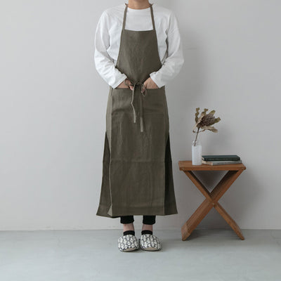 Linne(リンネ) エプロン ベージュ