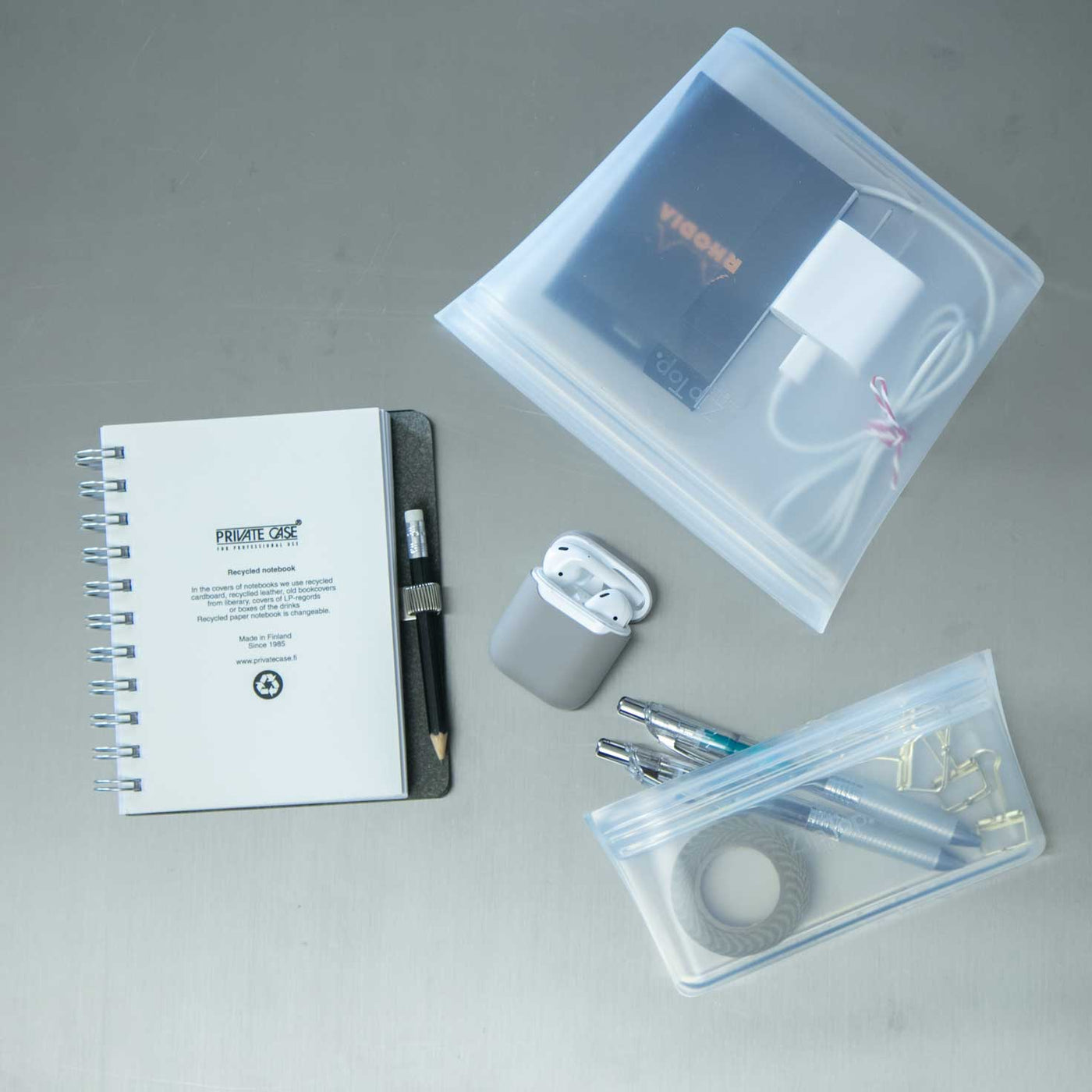 まとめ買い】ZIP TOP(ジップトップ) バッグ 3点セット フロスト