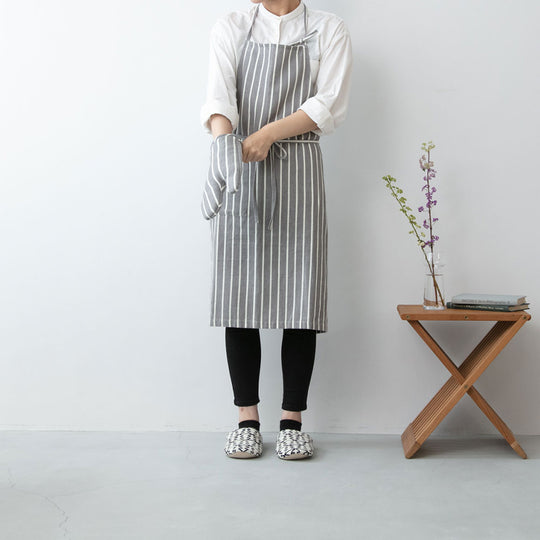 365methods ホームファブリック ガブリエル エプロン グレー