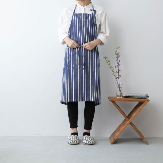 365methods ホームファブリック ガブリエル エプロン ネイビー