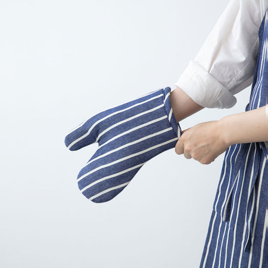 365methods ホームファブリック ガブリエル ミトン ネイビー