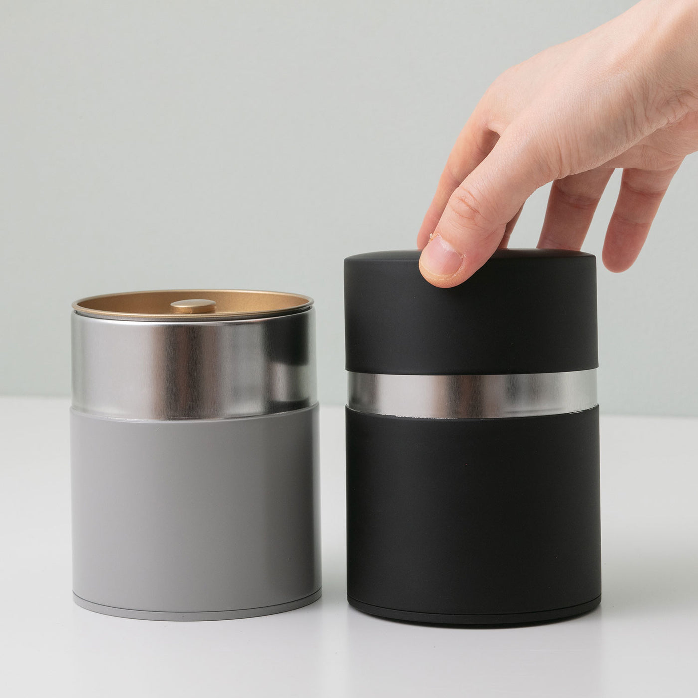 にちにち道具 塗り缶 平 マットブラック |キッチン用品通販サイト Y