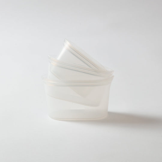 【まとめ買い】ジップトップ ディッシュ3点セット フロスト (ギフト箱なし）