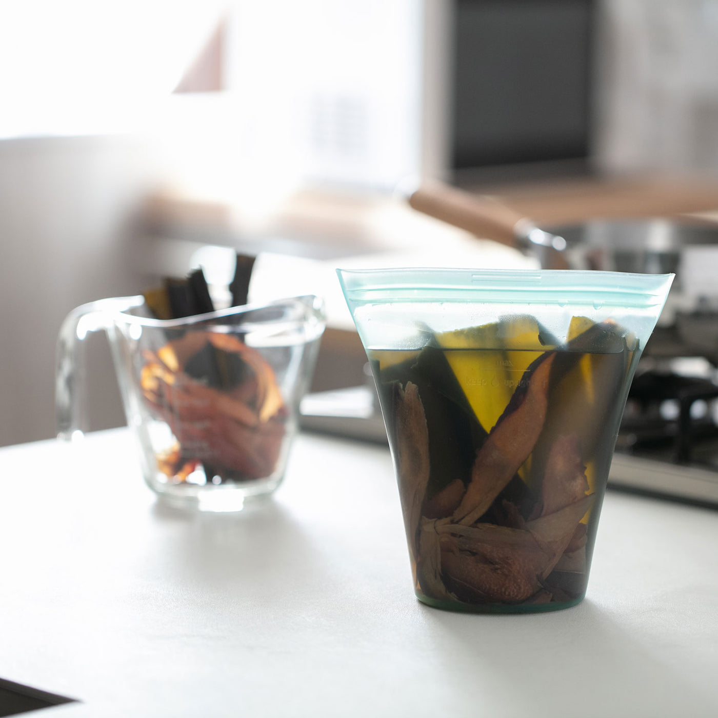 まとめ買い】ジップトップ カップ3点セット ピーチ Z-CUP3A-07