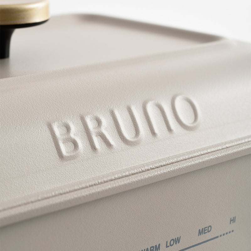【おまけ付き！】BRUNO（ブルーノ）コンパクトグリルホットプレート　グレージュ