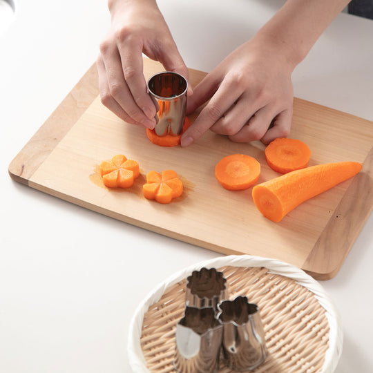 にちにち道具  野菜抜き型 4P