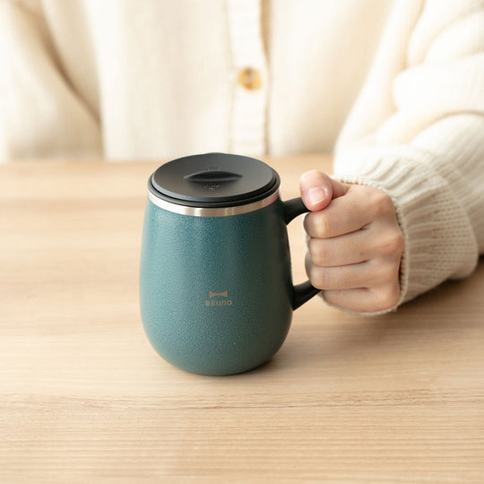 BRUNO（ブルーノ） 蓋つきステンレスマグ tall ブルーグリーン