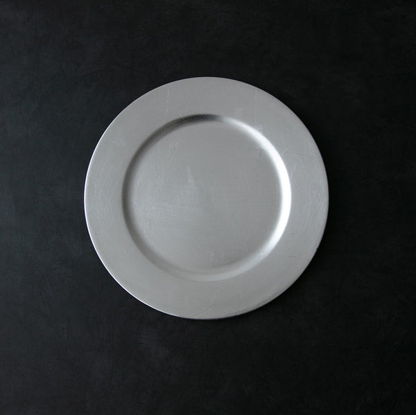 未使用　チャージャープレート　４枚 ラウンドトレイ チャージャープレート33cm ゴールド CHM24S |キッチン