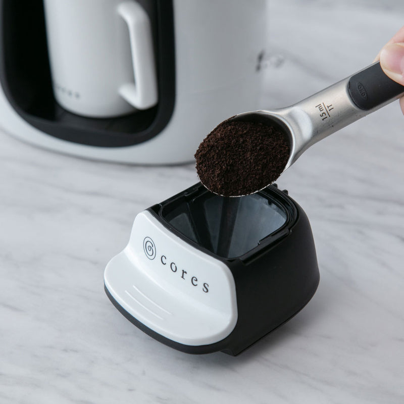 Cores（コレス） 1カップコーヒーメーカー ホワイト C312WH |キッチン