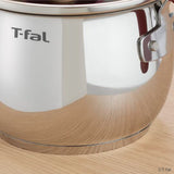 T-fal(ティファール）オプティスペース IHステンレス マルチポット 16cm チャコールグレー
