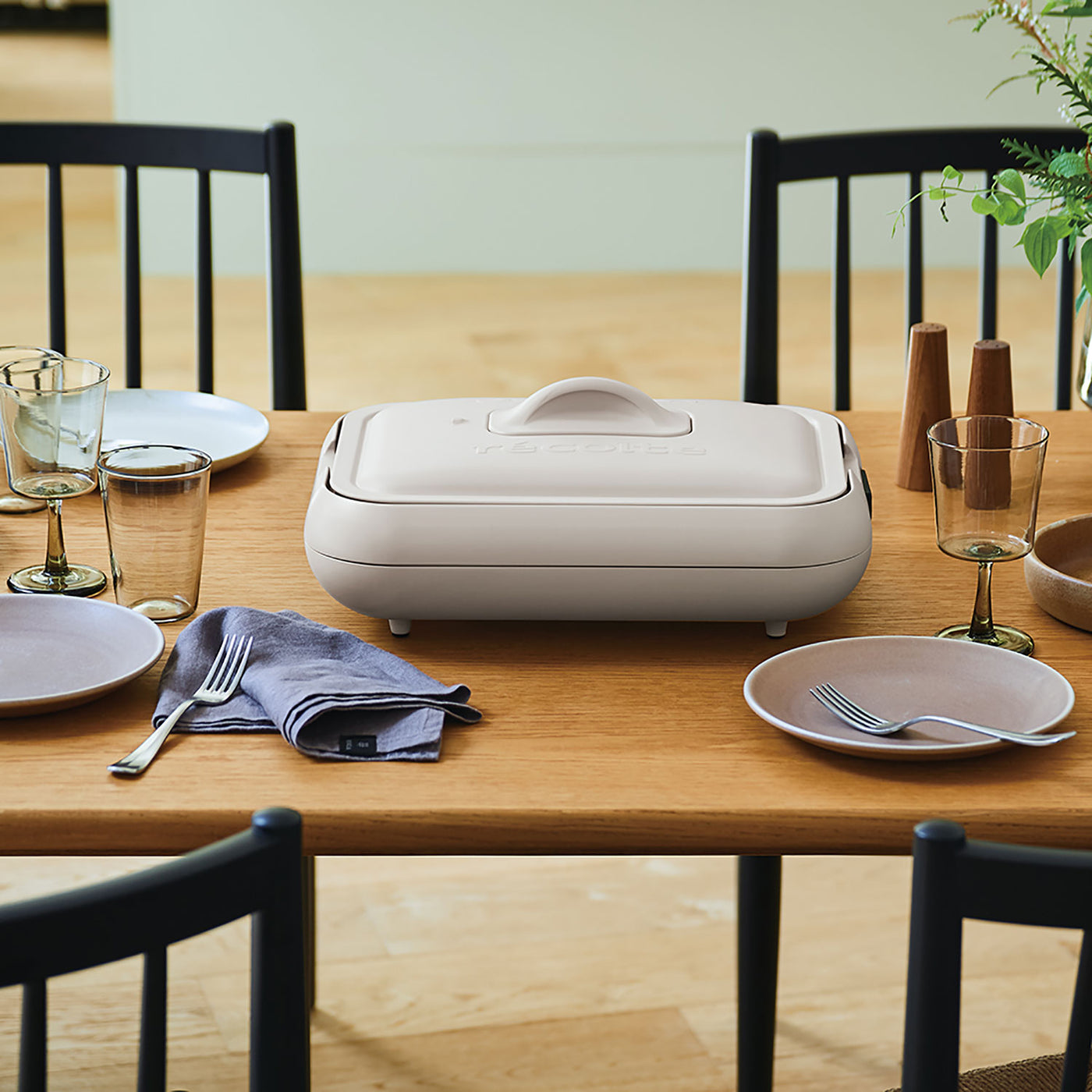 recolte（レコルト） ホットプレート クリームホワイト RHP-1(W