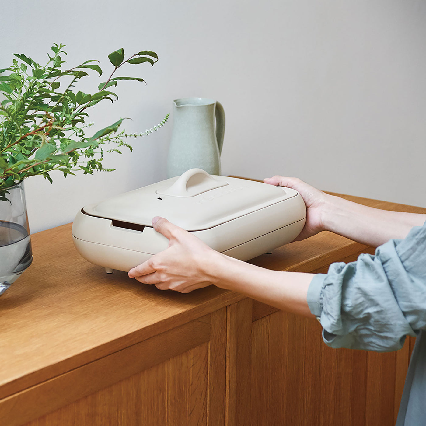 recolte（レコルト） ホットプレート グレー RHP-1(GY) |キッチン用品