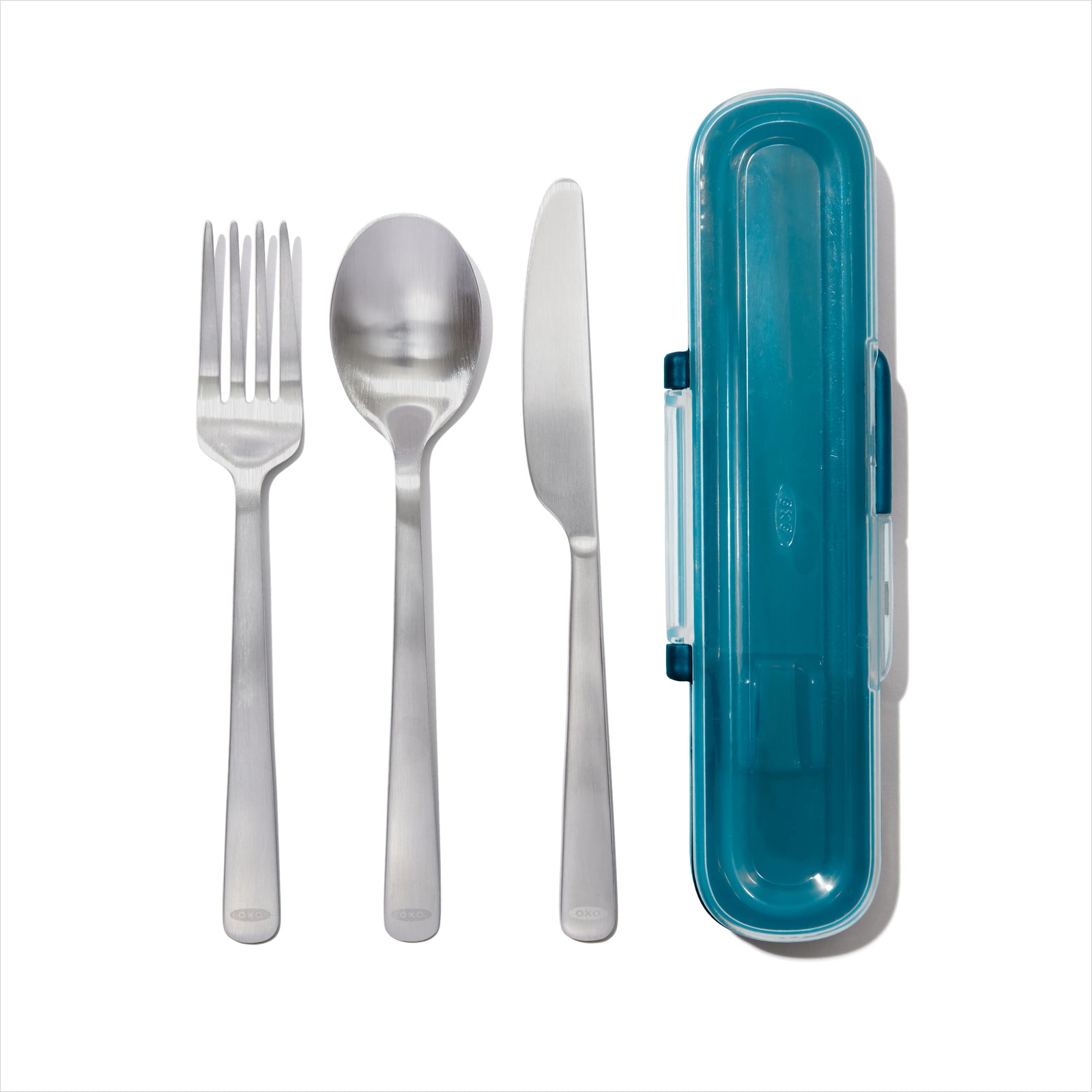 OXO(オクソー)プレップ＆ゴー ステンレスカトラリーセット（ケース付き